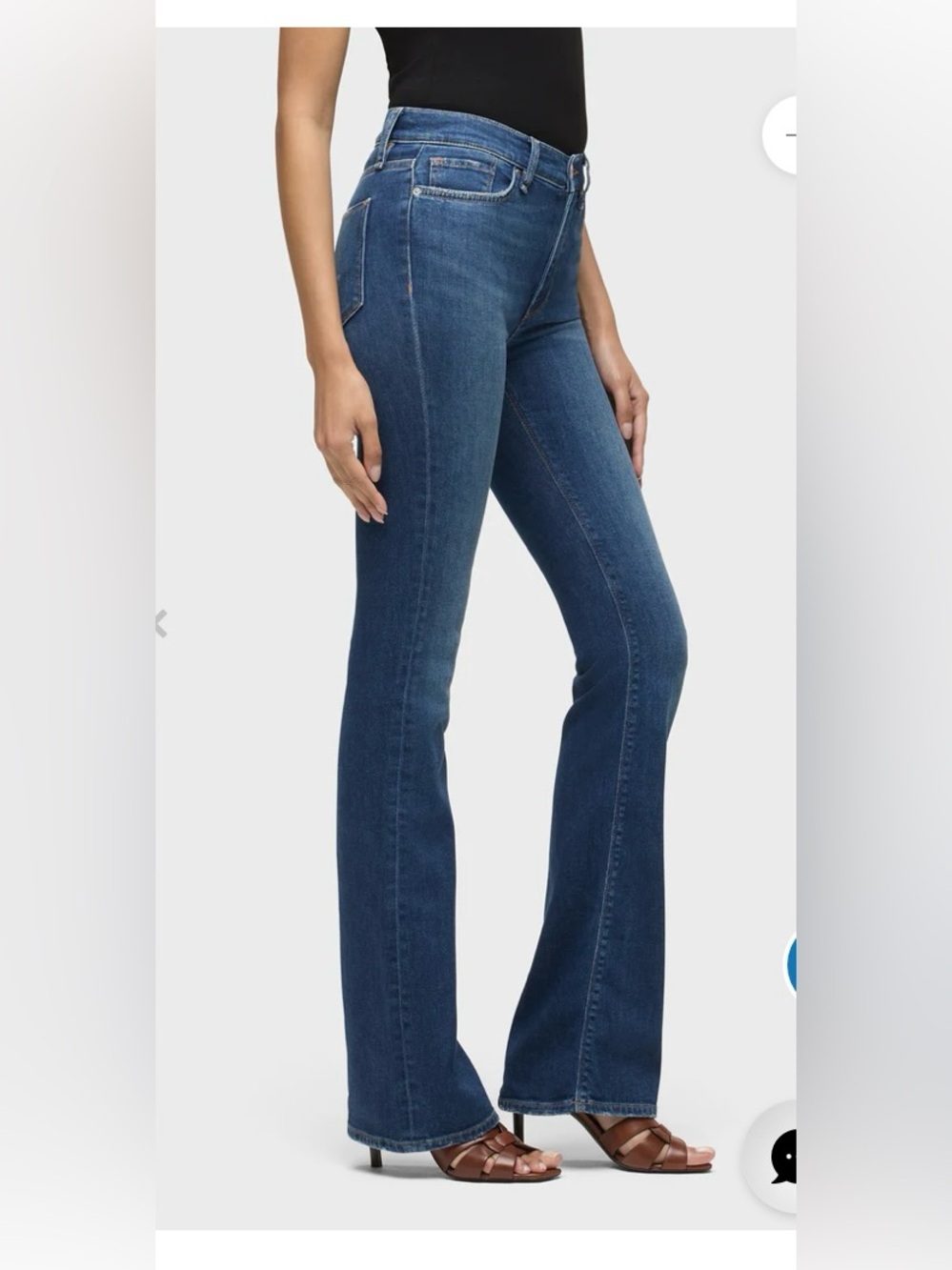 Hudson Jeans Barbara High Rise Bootcut Crop Jeans Womens 25 Elemental Destructed